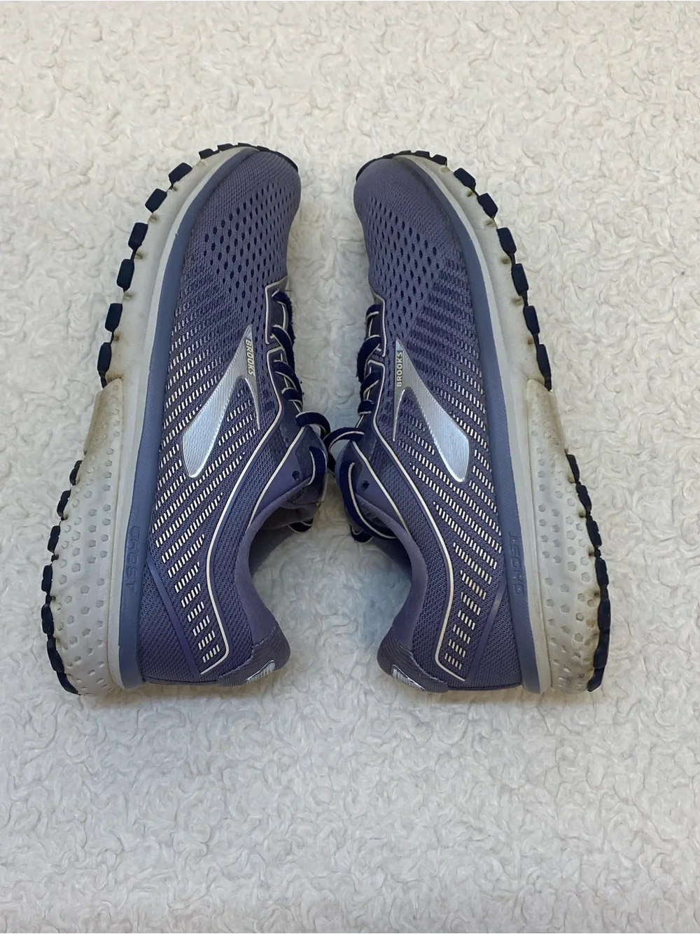 Brooks Ghost 12 Women's Running Shoes Blue Gray Athletic Sneakers Size 6